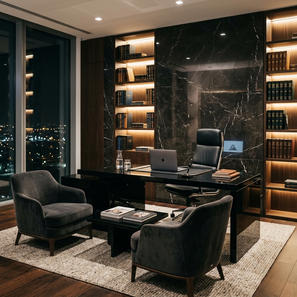 Premium modern workspace interior